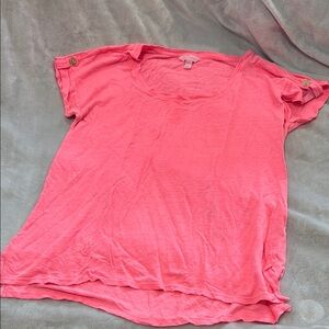 Lilly Pulitzer Pink Relaxed Short Sleeve Tee